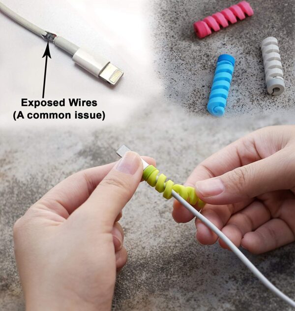 Spiral Charger Spring Cable & Wire Protector - Image 8