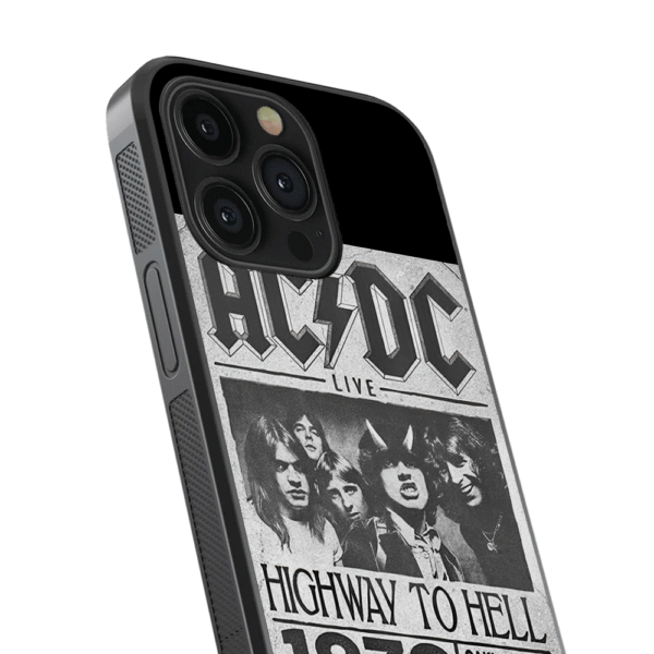 AC X DC Spotify Glass Phone Case - Image 3