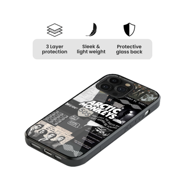 Arctic Monkeys 505 Spotify Glass Phone Case - Image 4