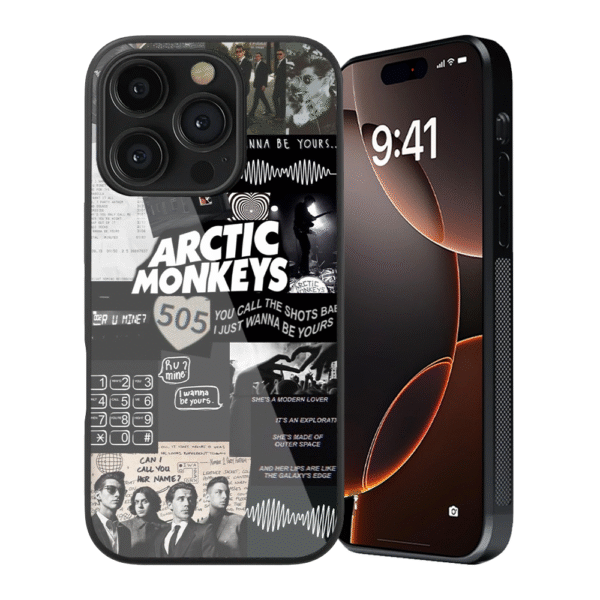 Arctic Monkeys 505 Spotify Glass Phone Case - Image 2