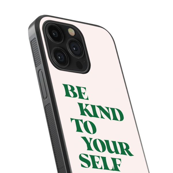Be Kind Glass Phone Case - Image 2