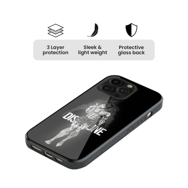 Baki Discipline Glass Phone Case - Image 3