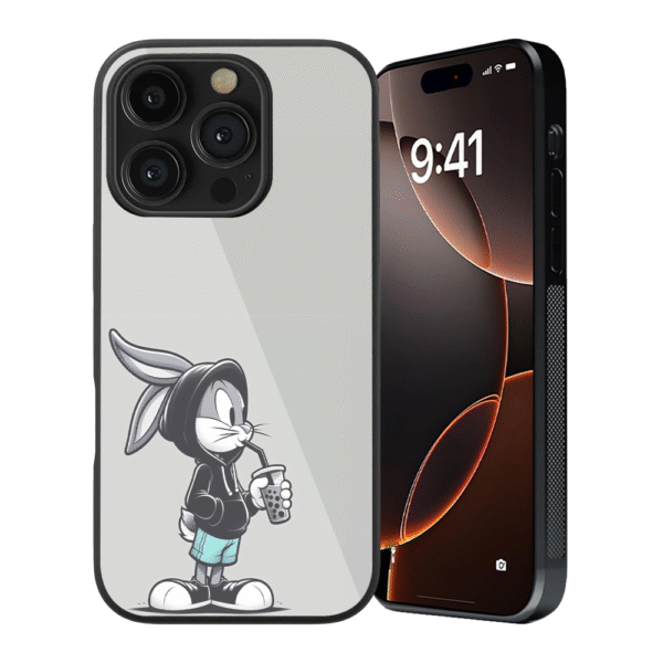BuggsBunny Glass Phone Case - Image 2