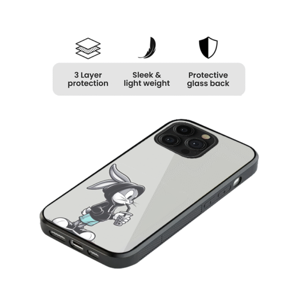 BuggsBunny Glass Phone Case - Image 4