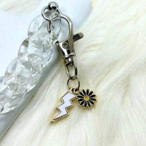 Electric Bloom Phone Charm