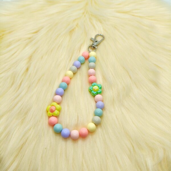 Pastel Flower Phone Hook Chain Charm - Image 2