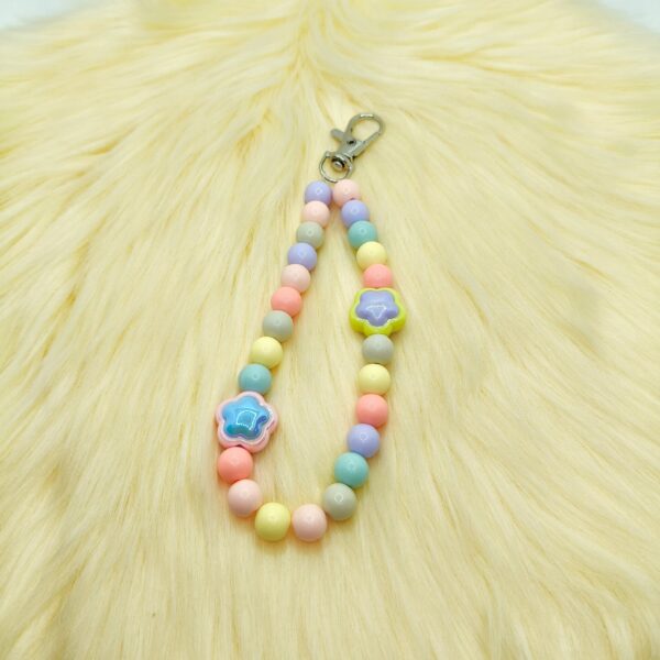 Pastel Floral Phone Hook Chain Charm - Image 2