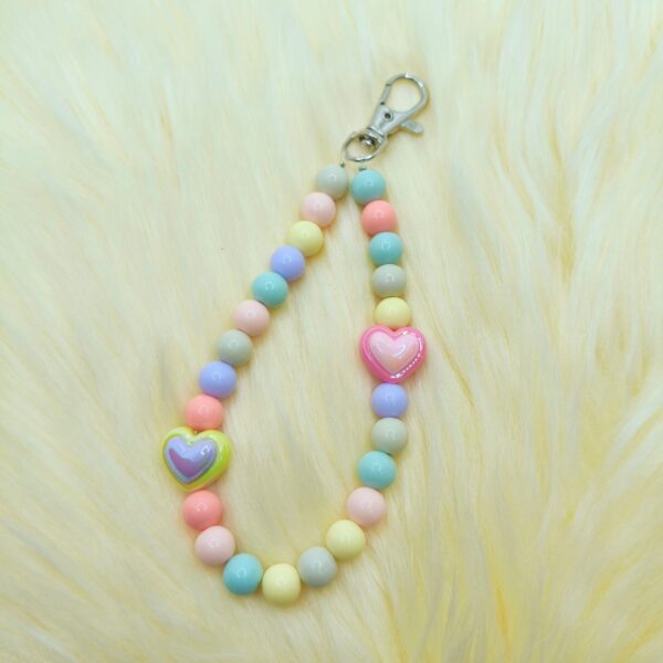 Pastel Heart Phone Hook Chain Charm - Image 2