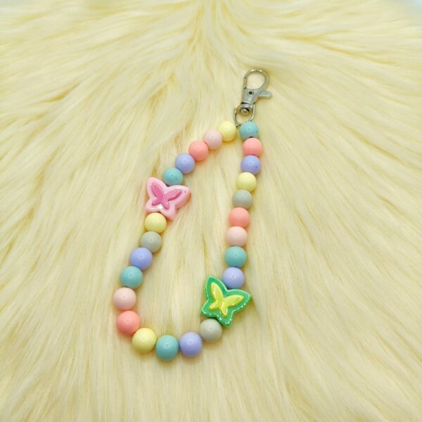 Pastel Butterfly Phone Hook Chain Charm - Image 4
