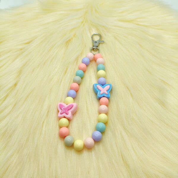 Pastel Butterfly Phone Hook Chain Charm