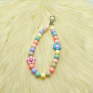 Pastel Flower Phone Hook Chain Charm