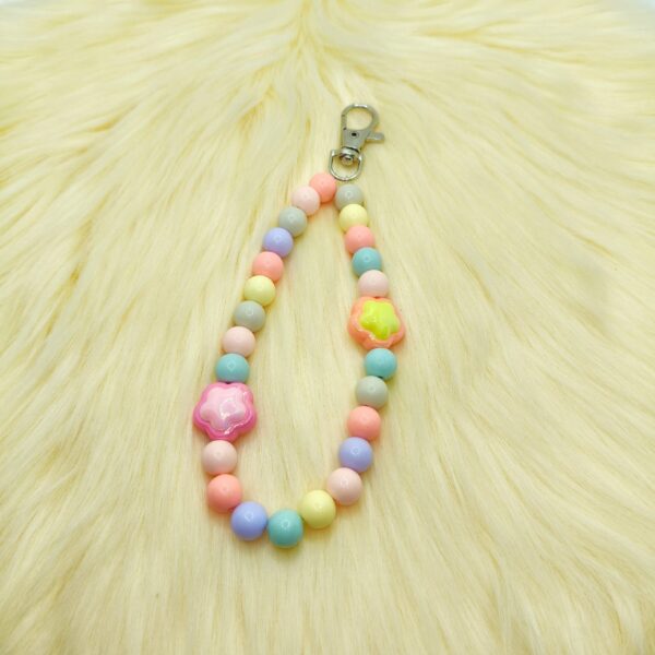 Pastel Floral Phone Hook Chain Charm