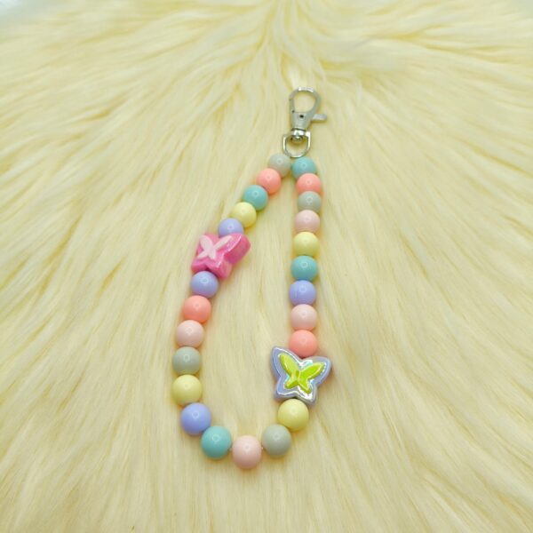 Pastel Butterfly Phone Hook Chain Charm - Image 3