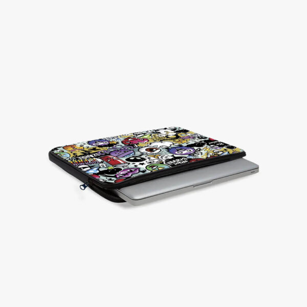 Doodle Doo Print Laptop Sleeve - Image 2