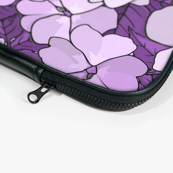Lilac Blossom Print Laptop Sleeve - Image 5