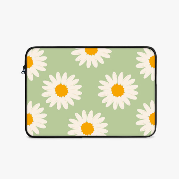 Daisy Glow Print Laptop Sleeve