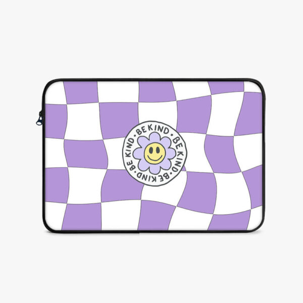 Be Kind Funky Print Laptop Sleeve
