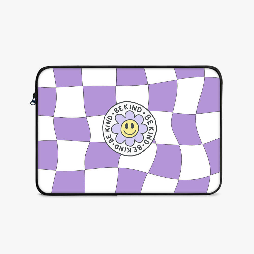 Be Kind Funky Print Laptop Sleeve