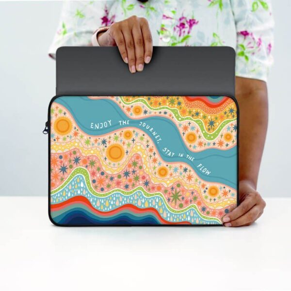 Groovy Vibes Laptop Sleeve - Image 4