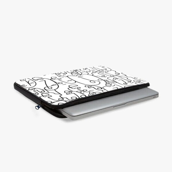 Abstract Face Laptop Sleeve - Image 2
