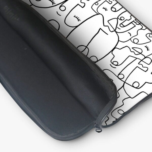 Abstract Face Laptop Sleeve - Image 3