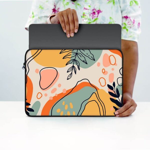 Abstract Canvas Laptop Sleeve - Image 4