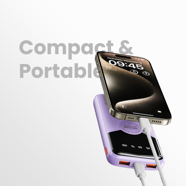 Wekome® Charge Wave 22.5W Super Fast Charging High Capacity Battery Power Bank - 10000 mAh - Image 4
