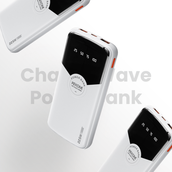 Wekome® Charge Wave 22.5W Super Fast Charging High Capacity Battery Power Bank - 10000 mAh - Image 2