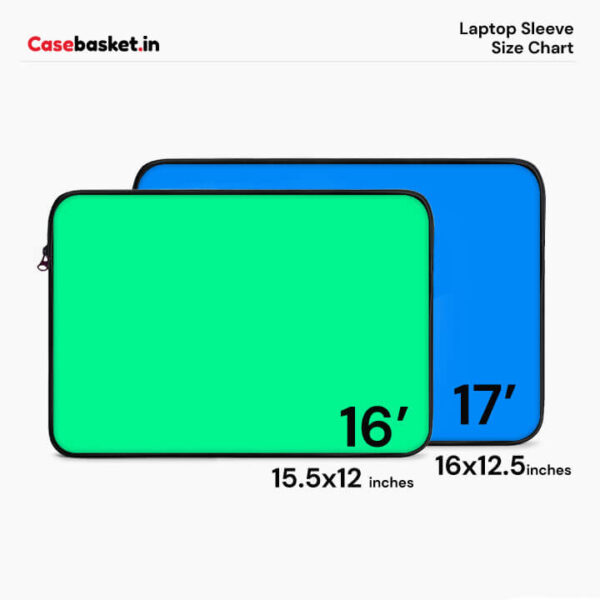 Aesthetic Green Laptop Sleeve - Image 8